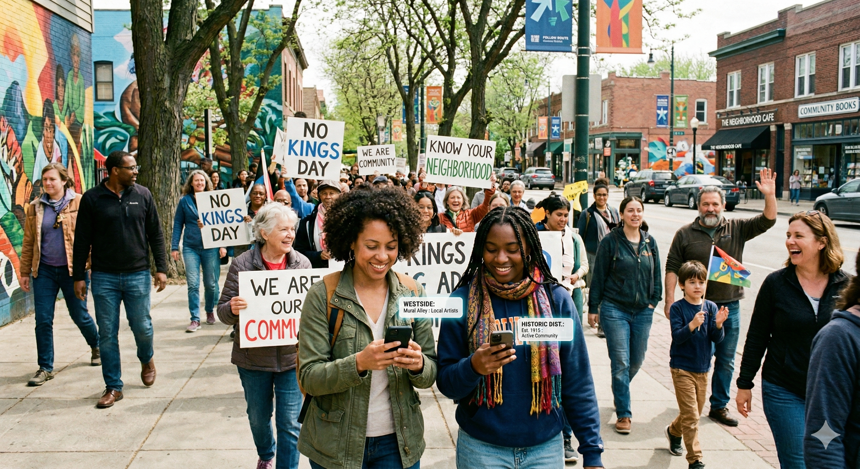 Community organizer AR example